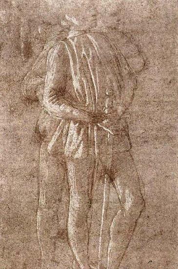 Sandro Botticelli Study of two standing figures